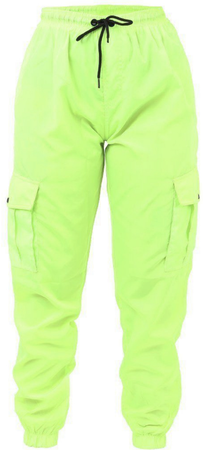 neon green pants