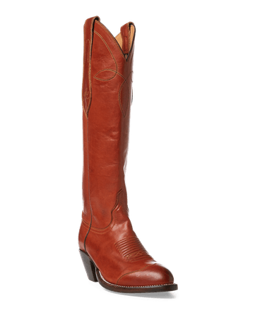 POLO RALPH LAUREN Kiera Leather Cowboy Boot
