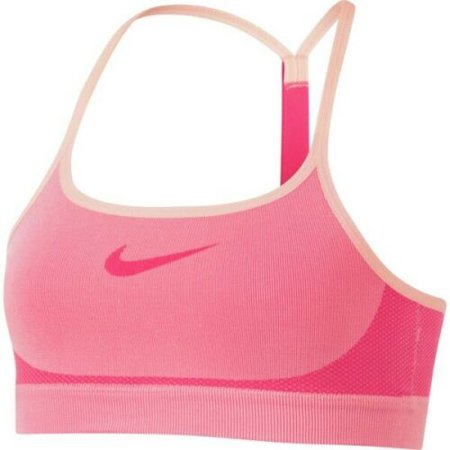 New Nike Teen Girls Victory Racer Pink Stay Cool Light Support Sports Bra Sz L 887230925682 | eBay