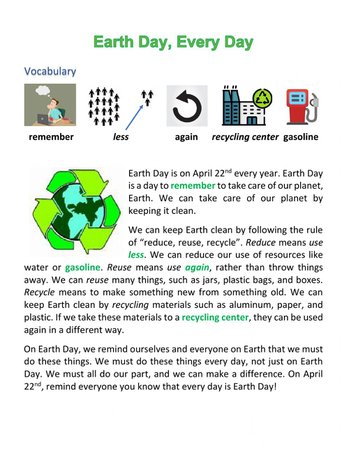 earth day text - Google Search