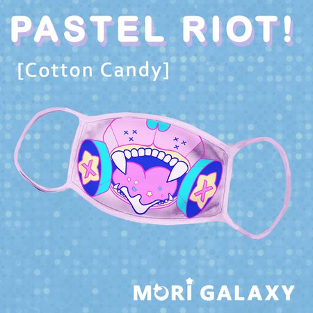 Pastel Riot! Masks — Mori Galaxy