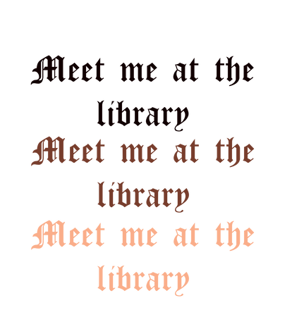 meet me at the library dark academia quote filler text