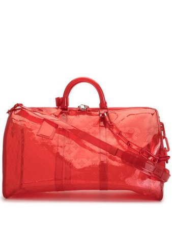 Louis Vuitton 2019 pre-owned Keepall 50 Bandouliere two-way travel bag red M53274 - Farfetch