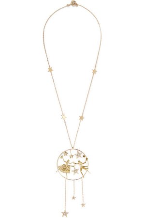 Etro | Gold-plated crystal necklace | NET-A-PORTER.COM