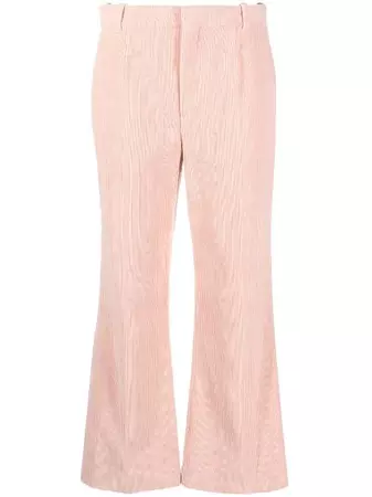 Chloé Cropped Corduroy Trousers - Farfetch