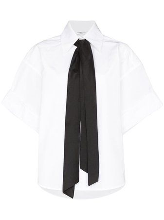 Givenchy Tie Detail short-sleeve Shirt
