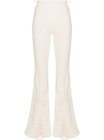 Isa Boulder lace-up Flared Trousers - Farfetch