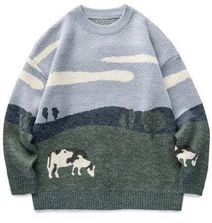 cow sweater