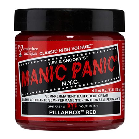 Manic Panic Hair Dye "Pillarbox Red"