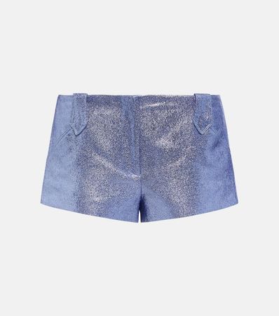 Iridescent Sable Shorts in Purple - Tom Ford | Mytheresa