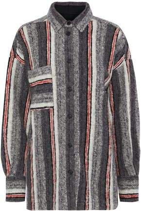 Ramset Striped Brushed Wool-blend Shirt