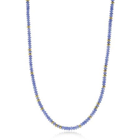 Barbara Heinrich Blue Sapphire Rondelle Necklace