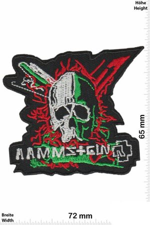 Rammstein Silver_1 Patch Badge Embroidered Iron on Applique | Etsy