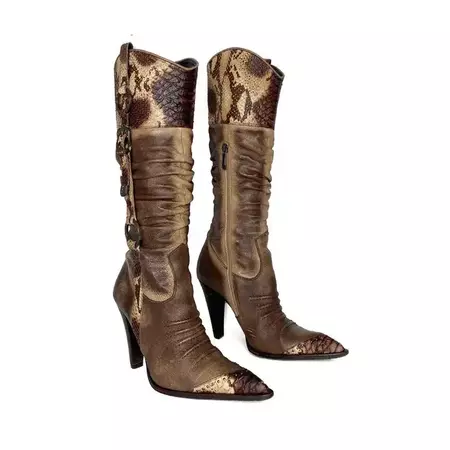 2000S El Dantes Western Boots (39) For Sale at 1stDibs
