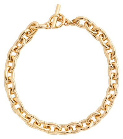 TILLY SVEAAS - Large 18kt gold-plated chain choker | Mytheresa