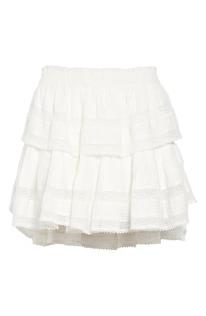 LoveShackFancy Tiered Ruffle Miniskirt | Nordstrom