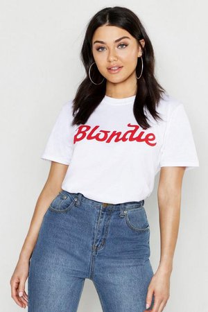 Blondie Licensed T-Shirt | Boohoo