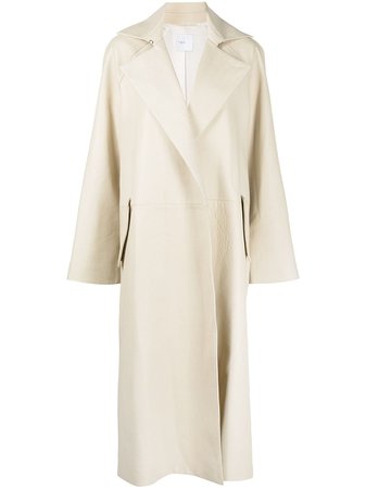 Rosetta Getty Pebbled Leather Trench Coat - Farfetch