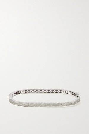 White gold 18-karat white gold diamond bracelet | OFIRA | NET-A-PORTER