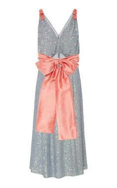 Markarian Ruggiero Sequin Open Front Dress With Bows And Sash(6) Pinterest