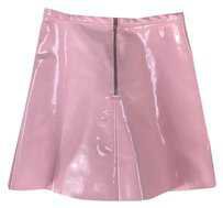 American Apparel Baby Pink Vinyl Miniskirt Size 4 (S, 27) - Tradesy