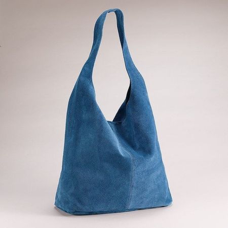 blue slouchy bag