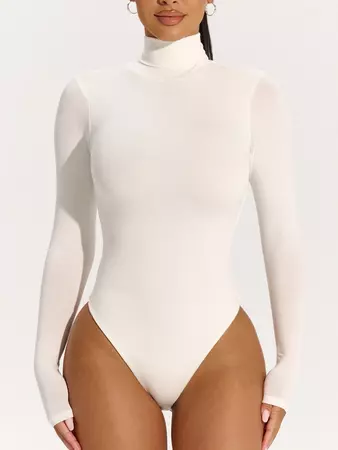 The NW Turtleneck Bodysuit - Women's Bodysuits | Naked Wardrobe