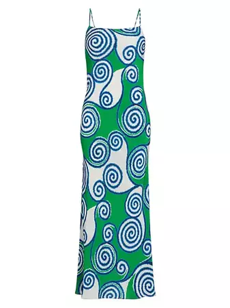 Shop RHODE Jemima Swirl Maxi Dress | Saks Fifth Avenue