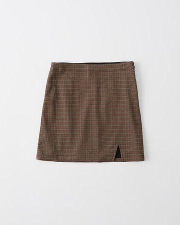 Womens Plaid Mini Skirt | Womens Bottoms | Abercrombie.com