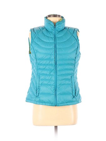 Bernardo 100% Nylon Solid Blue Vest Size M - 72% off | thredUP