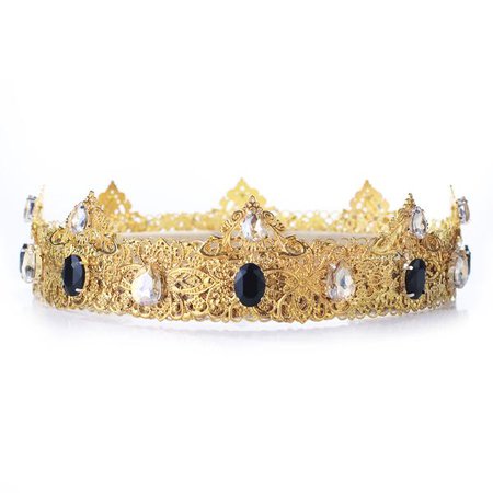ARMANDO Gold Black King Crown - olenagrin