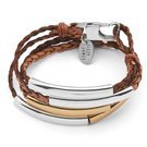 Marla Nappa Leather Bracelet with Pewter Beads – Lizzy James