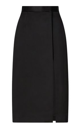 High-Slit Sateen Crepe Pencil Skirt By Etro | Moda Operandi