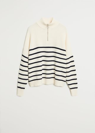 Stripe pattern sweater - Women | Mango USA