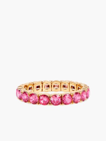 Crystal Stretch Bracelet in Cerise Pink | Talbots
