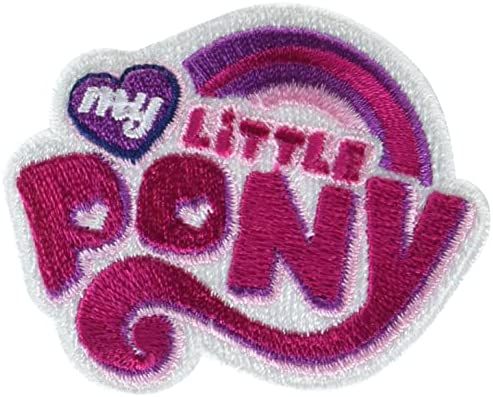 Amazon.com: Simplicity My Little Pony Logo Iron On Applique Patch for Clothes, Backpacks, and Accessories, 2.5" W x 2" L, Multicolor