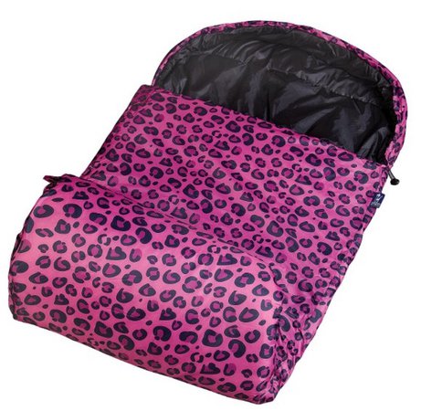 pink cheetah print sleeping bag
