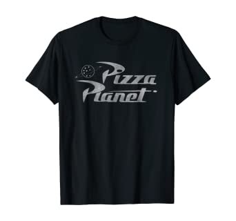 Amazon.com: Disney Toy Story Pizza Planet Logo Graphic T-Shirt: Clothing