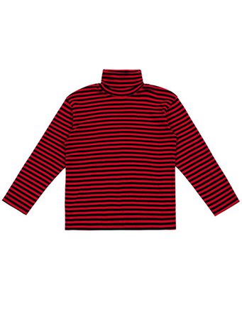 TURTLE NECK STRIPE TEE from CLIF WEAR - Google Search
