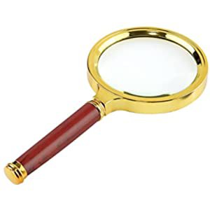 Amazon.com: Magnifying Glass 6X Magnification Magnifier Handheld Magnifier for Science, Reading Book, Inspection. (6X Handheld Magnifier) : Arts, Crafts & Sewing