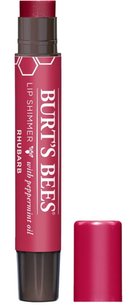 Burt’s bees lip shimmer rhubarb