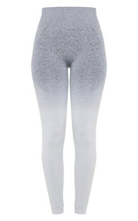 Grey Marl Ombre Seamless Legging | Active | PrettyLittleThing USA