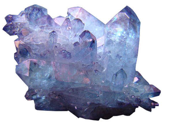gem stone crystal amethyst blue purple galaxy aesthetic...