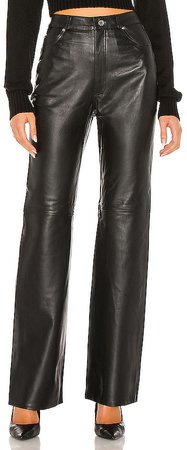 Mila Leather Boot Cut Pant