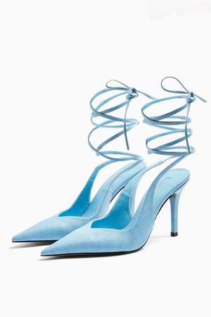 FLORENCE Blue Pointed Heels | Topshop