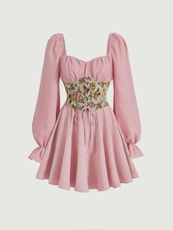Pink Cottagecore dress