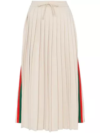 Gucci Pleated Ribbon Skirt - Farfetch