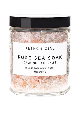 French Girl Rose Sea Soak Calming Bath Salts in Rose & Ylang | REVOLVE