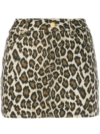 Jean Paul Gaultier Pre-Owned 1989 Cheetah Skirt Vintage | Farfetch.com