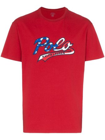 Polo Ralph Lauren logo printed T-shirt $70 - Buy Online AW19 - Quick Shipping, Price